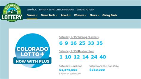 colorado lotto winning numbers